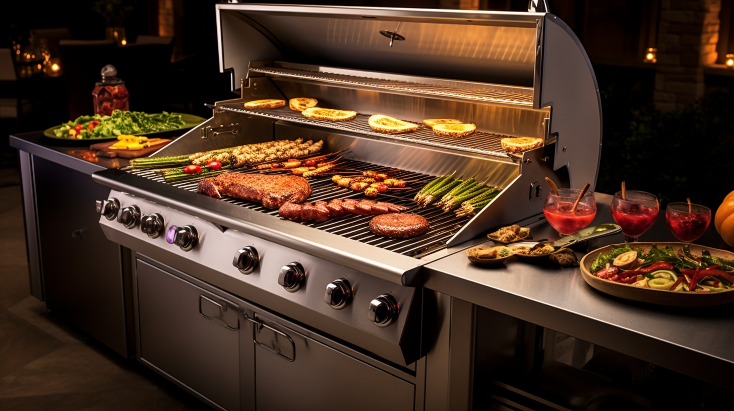 image of a smart BBQ grill